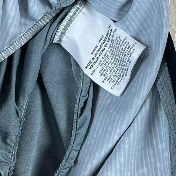 Nike Shorts Women's Sz S Dri-Fit Wide Leg High Rise Drawstring Athletic Gray - Picture 7 of 7